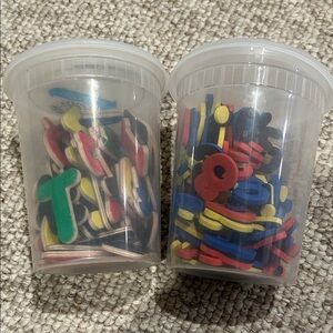 Colorful Alphabet and Numbers Magnets Set
